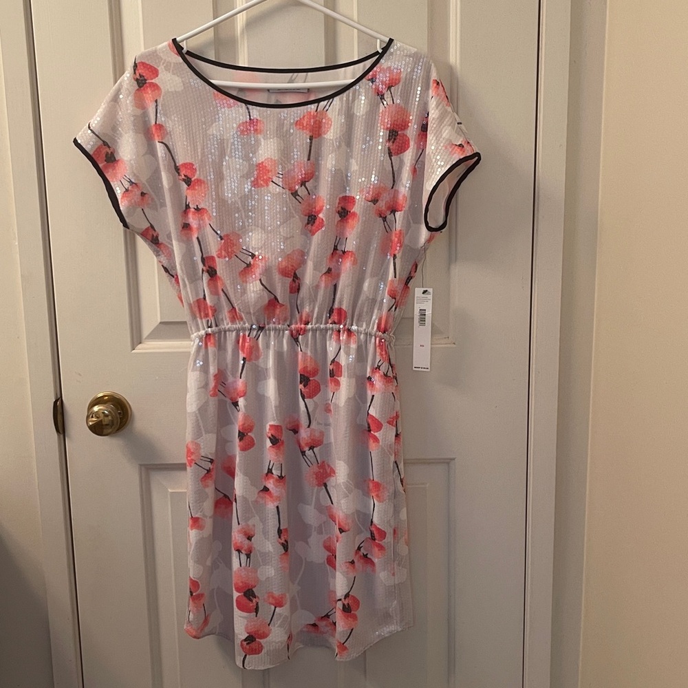 DKNYC Dress with Pink Floral Design Size XS